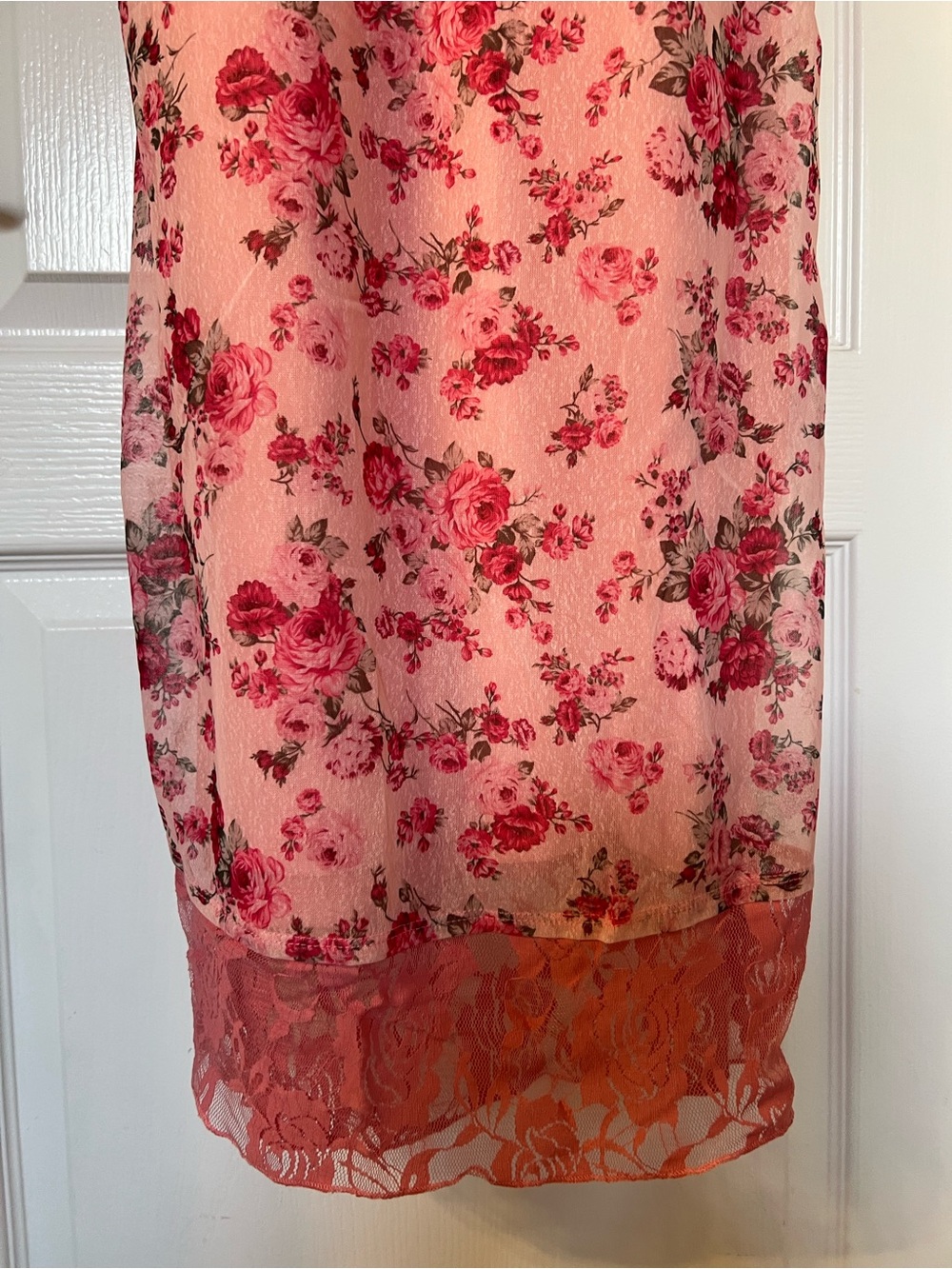 Cider Pink Floral Maxi Slip Dress - Picture 9 of 13